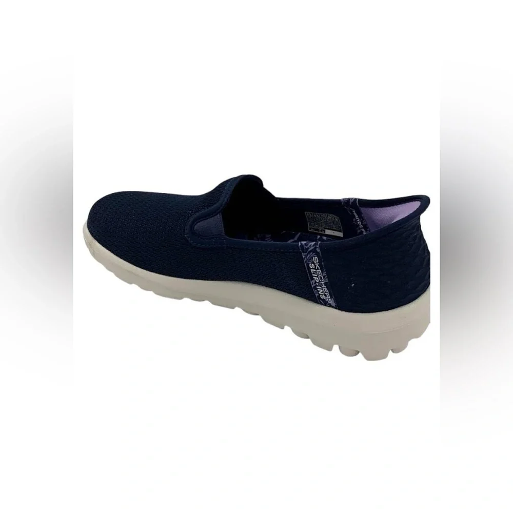 Skechers GOwalk‎ Slip-On Sneakers Women’s Size 6 Navy Excellent Condition